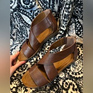 Brown Strappy Sandals